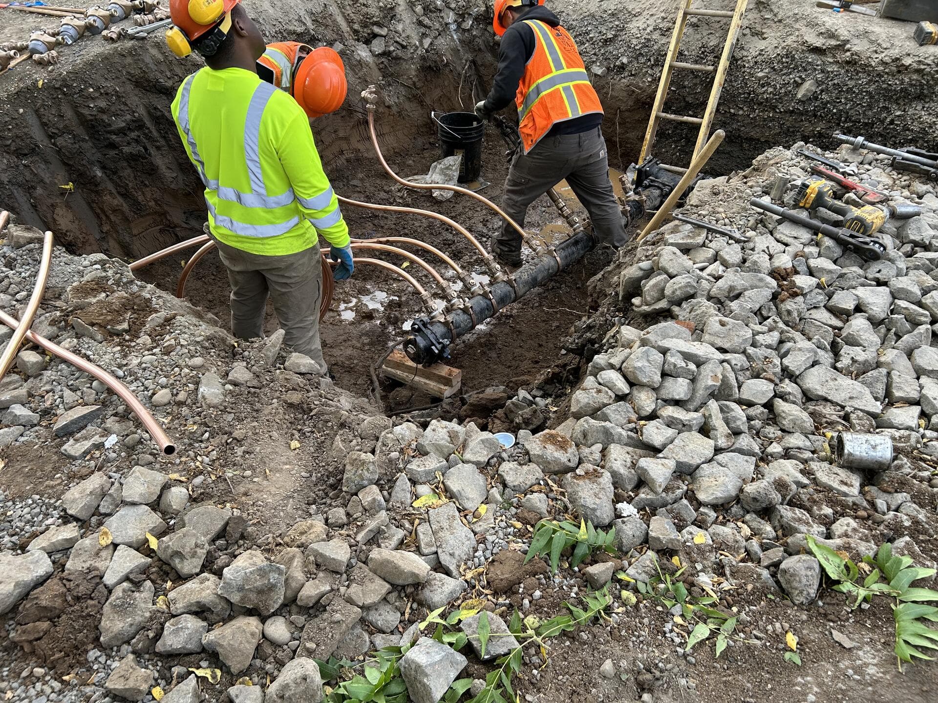 Underground utility installation